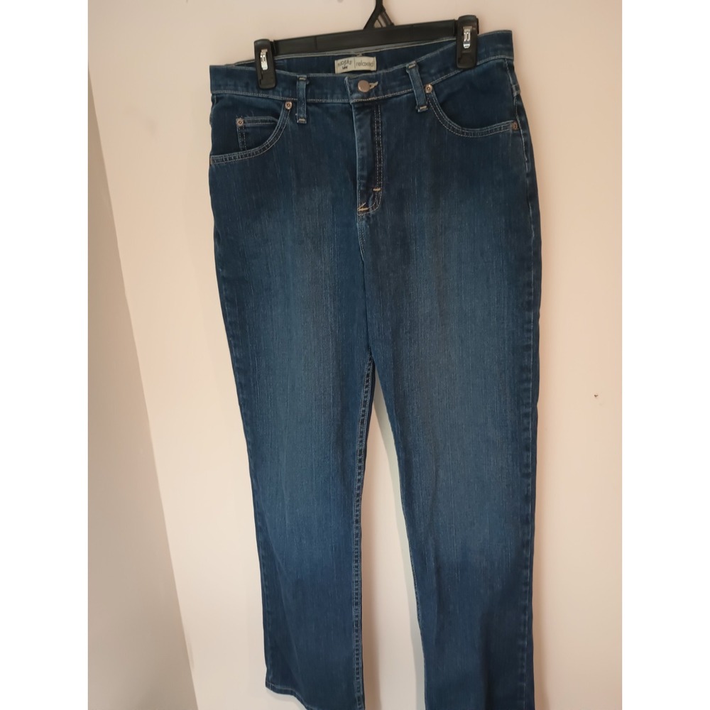Riders by Lee Women's Medium Dark Wash Relaxed Fit Jeans Size 10M (32x29)